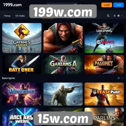Análise do catálogo de jogos disponíveis no 199w.com